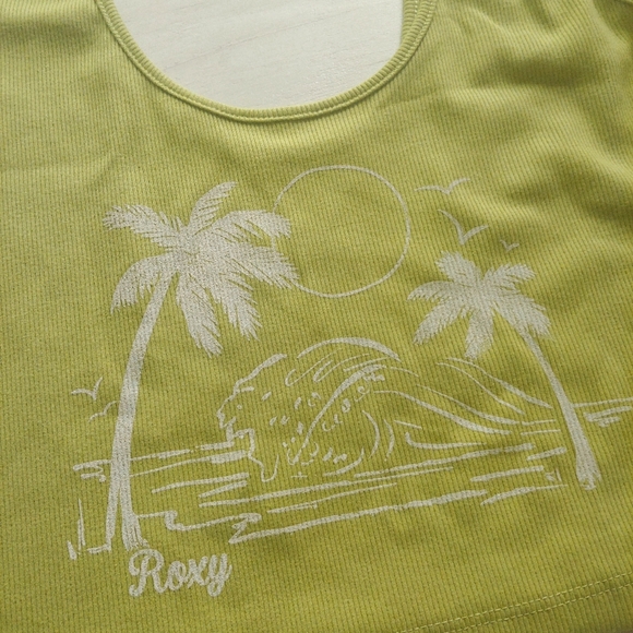 ROXY NEW Simple Surf Cropped Tank Top - Picture 4 of 9